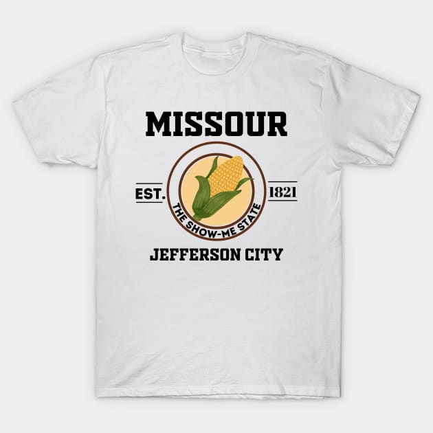 Missouri state T-Shirt by Freaky Designer